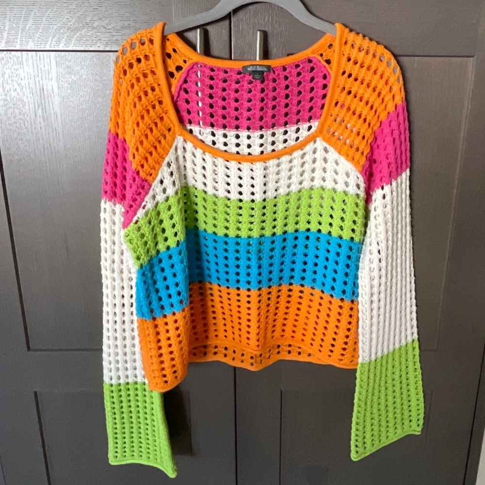 Multi Color Light Knit Top